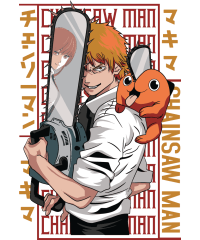 Chainsaw Dark Anime Vector